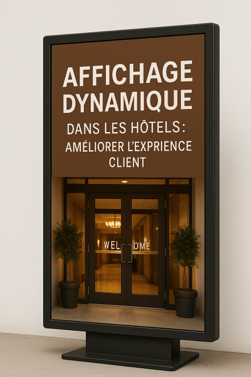 Affichage dynamique dans les hôtels : améliorer l’expérience client