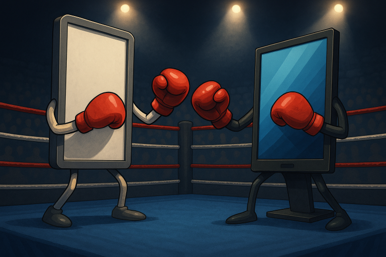 Affichage dynamique vs signalétique traditionnelle ?