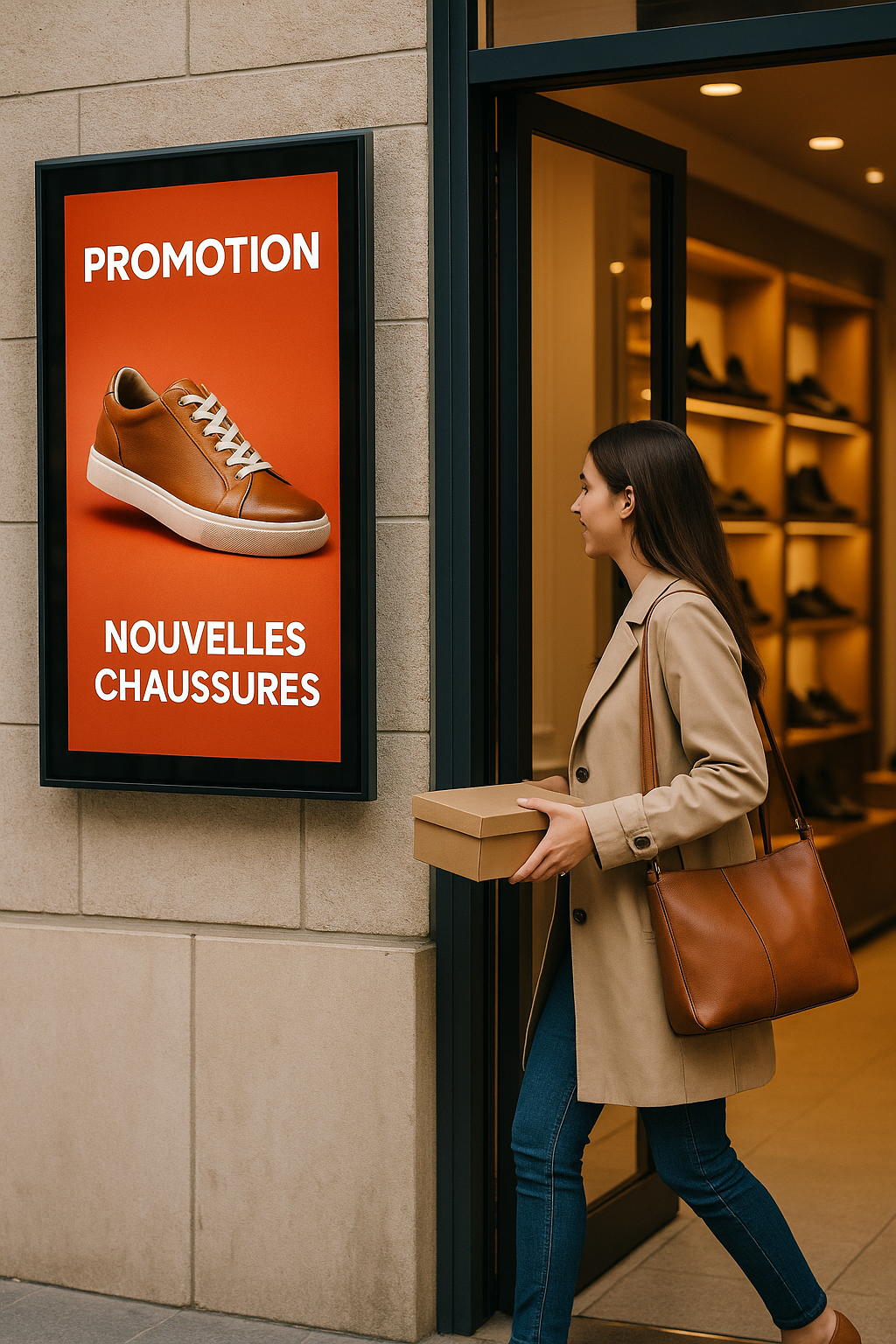 parcours client affichage dynamique