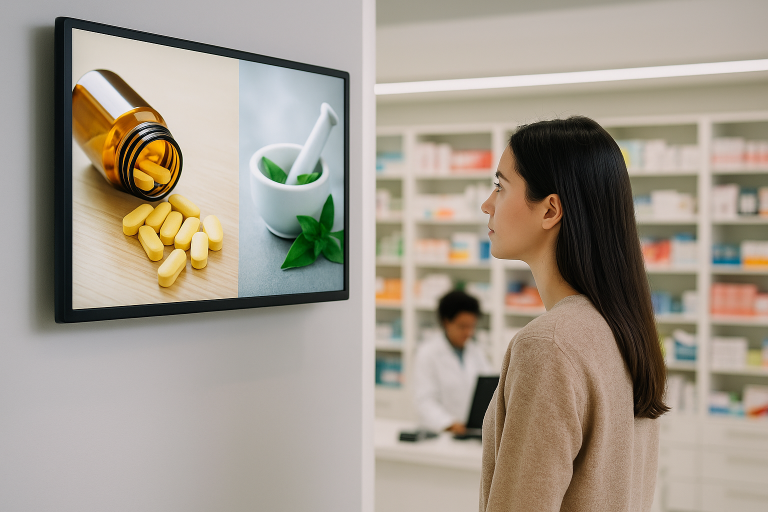 L’affichage dynamique dans les pharmacies au Maroc : informer et fidéliser