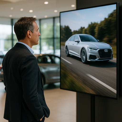 Valoriser son showroom automobile grâce à l’affichage dynamique