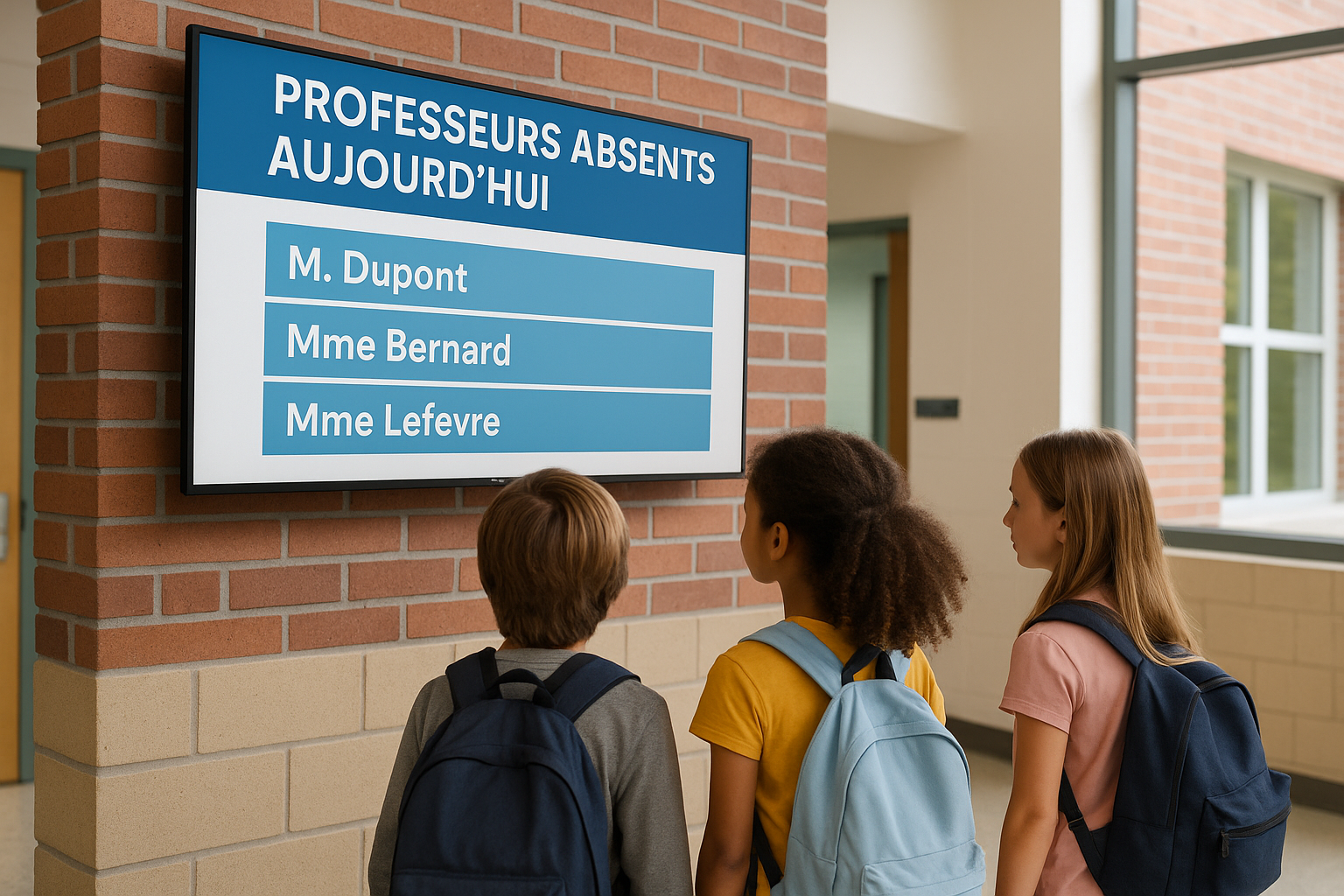 affichage dynamique écoles