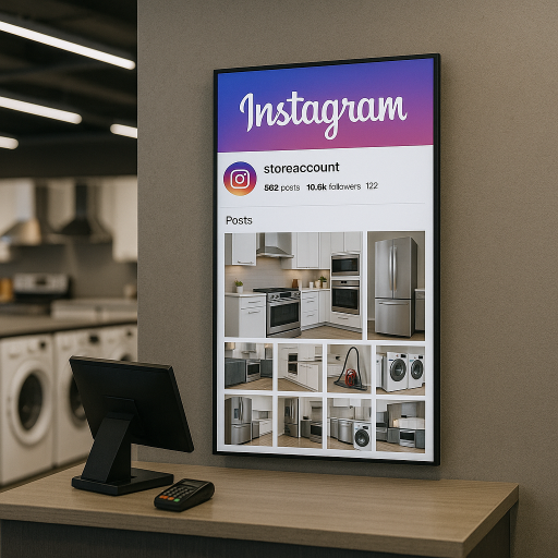 Utiliser l’affichage dynamique pour diffuser les réseaux sociaux en direct