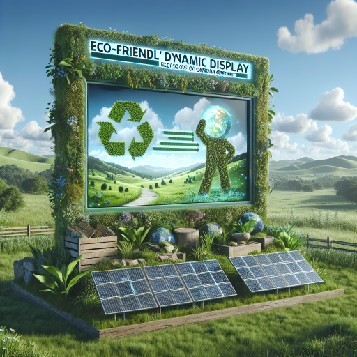 L’affichage dynamique écoresponsable : réduire son empreinte carbone