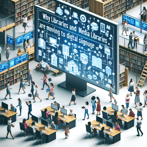 Pourquoi les bibliothèques et médiathèques passent à l’affichage dynamique