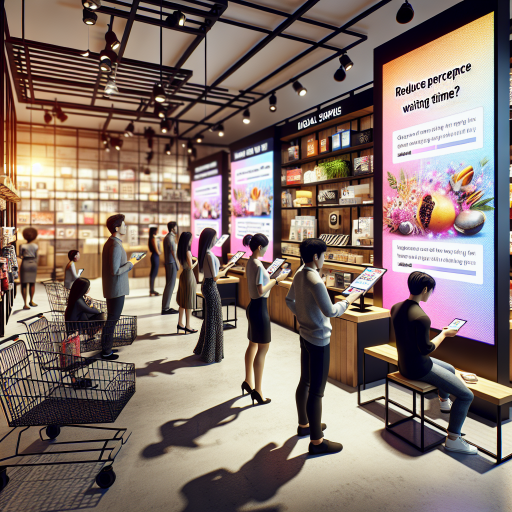 L’affichage dynamique pour réduire l’attente perçue en magasin