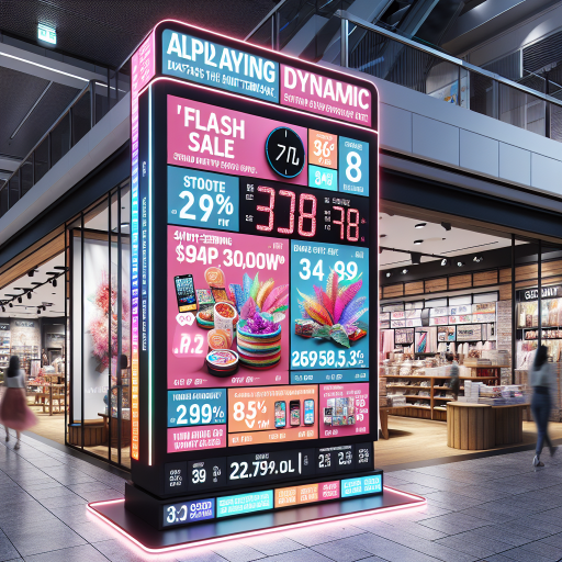 Comment mettre en avant les promotions flash grâce à l’affichage dynamique