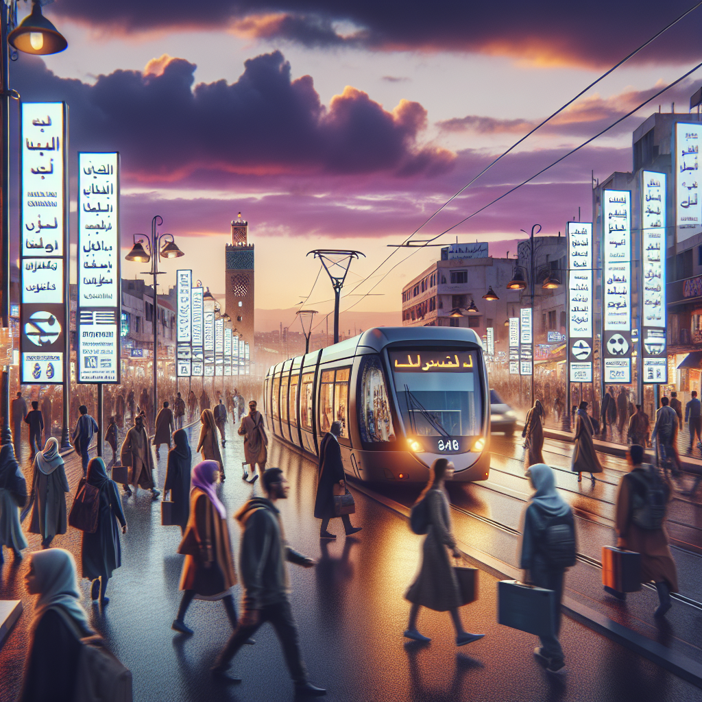 Comment les transports urbains au Maroc peuvent tirer parti du digital signage