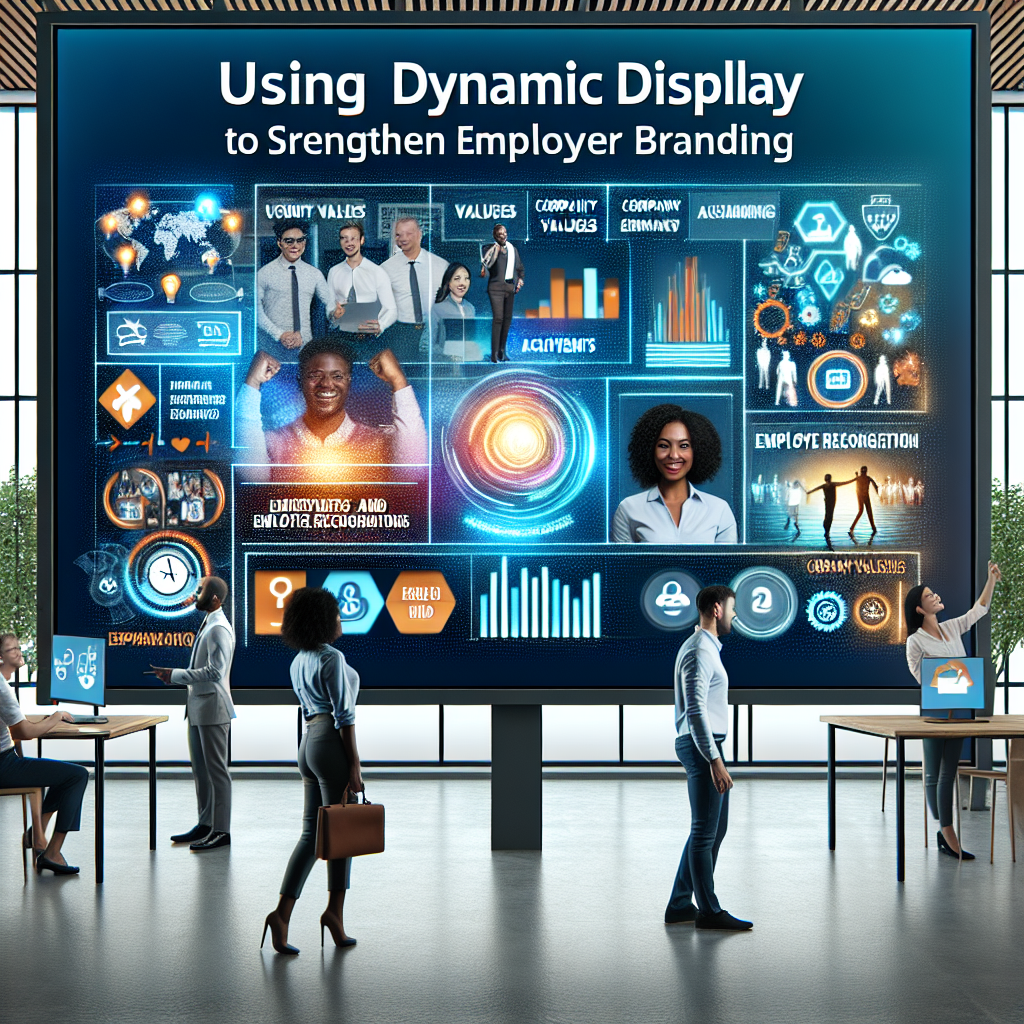 L’affichage dynamique pour renforcer la marque employeur
