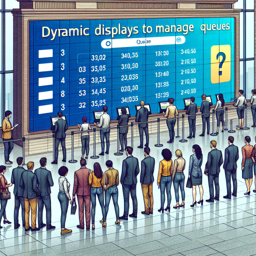 Comment utiliser l’affichage dynamique pour gérer les files d’attente