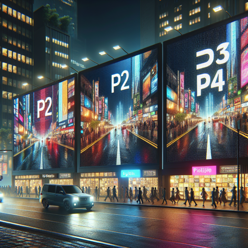 Combien coûte un écran LED vitrine (P2, P3, P4) ?