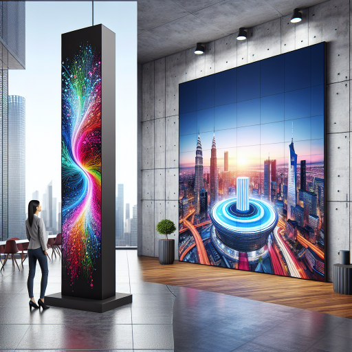 Totem digital vs écran mural : quelles différences ?