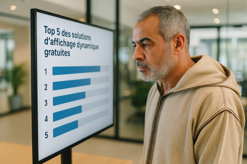 Top 5 des solutions d’affichage dynamique gratuites